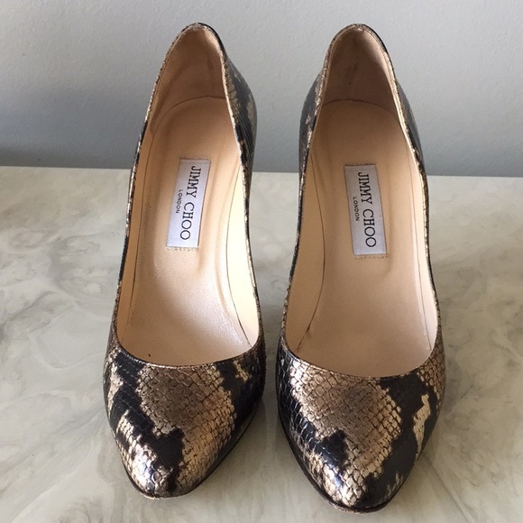 Jimmy Choo Shoes - Jimmy Choo Snakeskin Heels